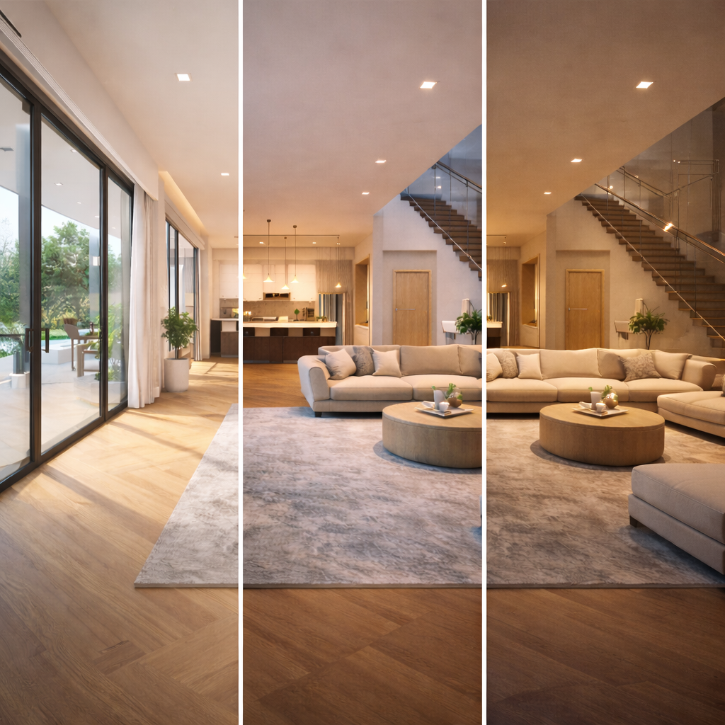 Realistic lighting transitions